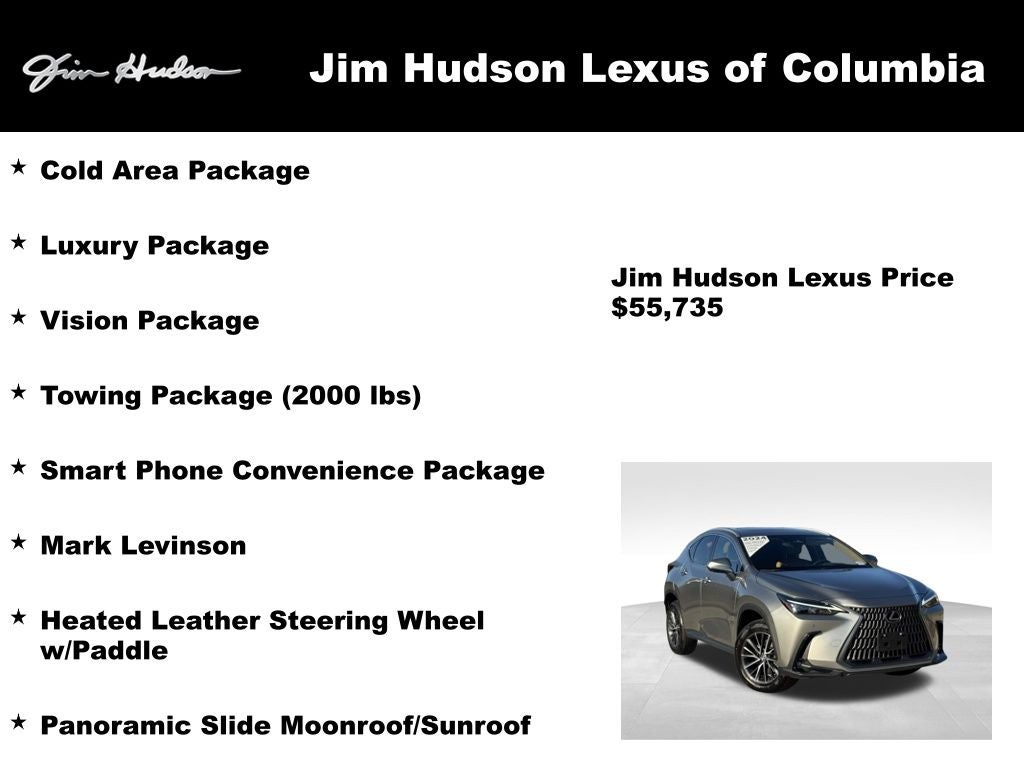 2024 Lexus NX 350h Luxury Navigation Mark Levinson L/Certified Unlimited Mil