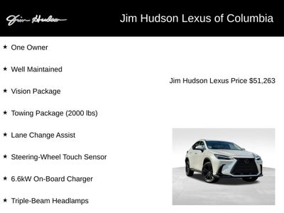 2024 Lexus NX 450h+ Luxury Navigation L/Certified Unlimited Mile Warranty