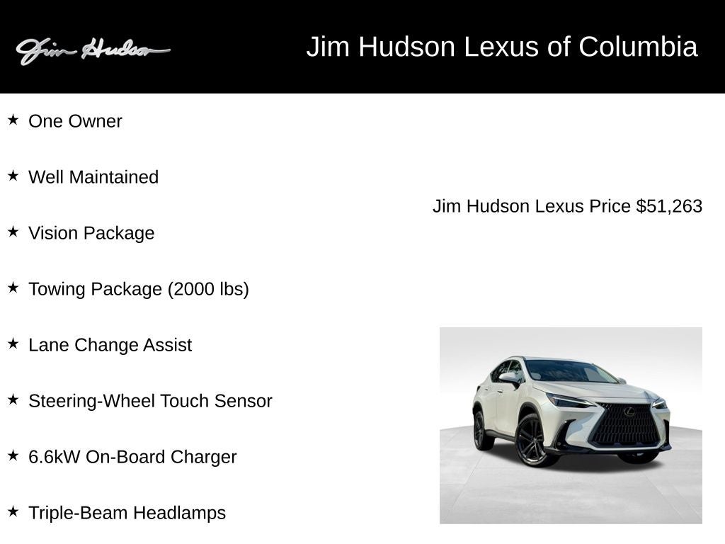 2024 Lexus NX 450h+ Luxury Navigation L/Certified Unlimited Mile Warranty