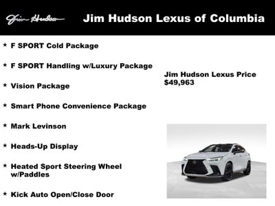 2023 Lexus NX 350 F SPORT Handling Navigation Mark Levinson L/Certified Unlimited War
