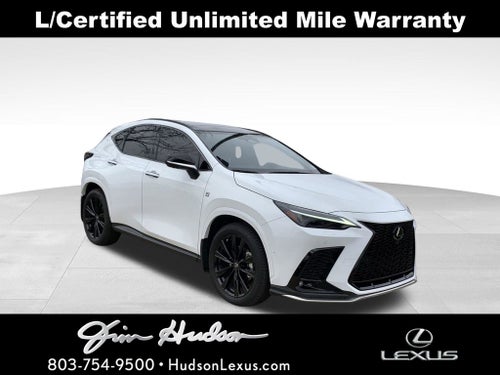2025 Lexus NX 450h+ F SPORT Navigation Mark Levinson L/Certified Unlimited Mil
