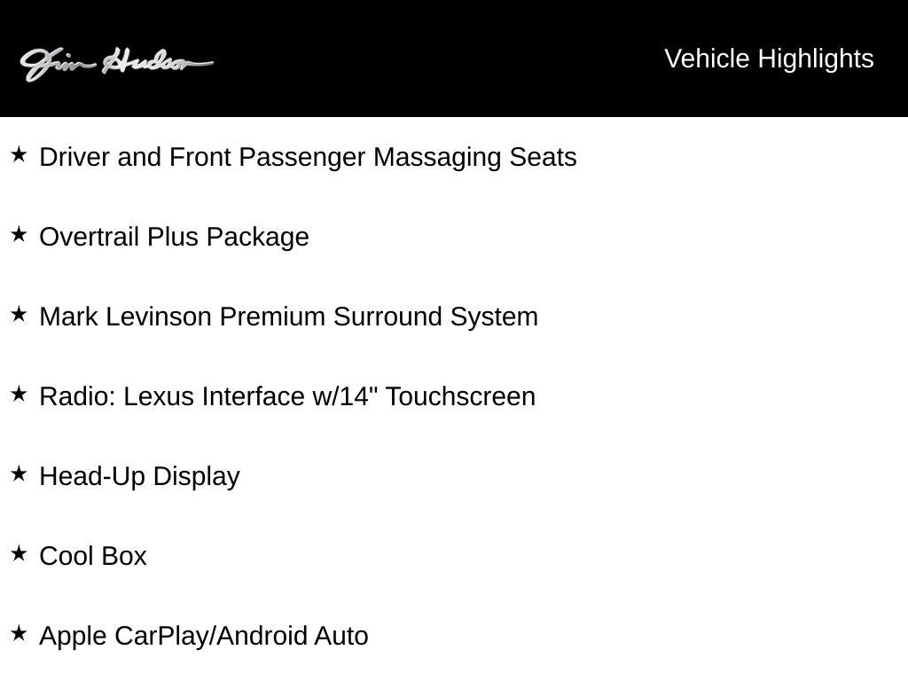2024 Lexus GX 550 Overtrail+