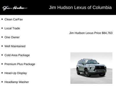 2024 Lexus GX 550 Premium+ Navigation L/Certified Unlimited Mile Warranty