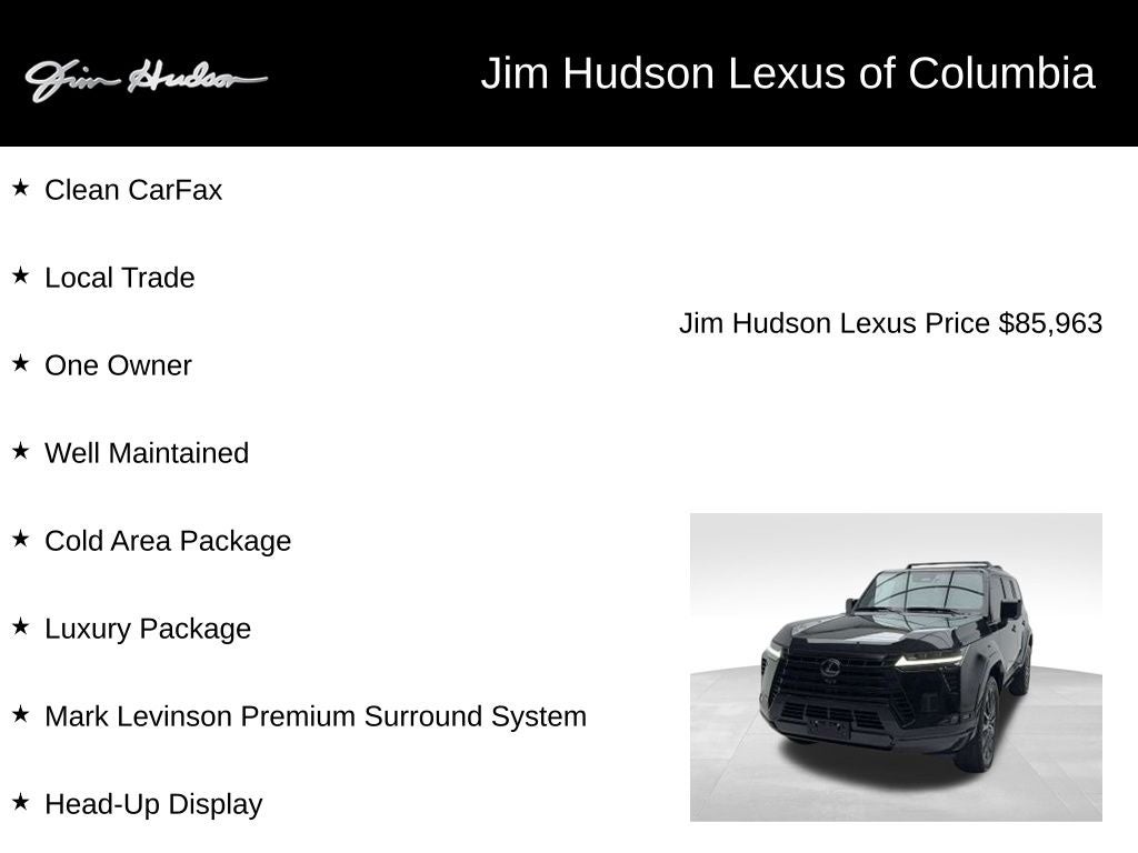 2024 Lexus GX 550 Luxury Navigation L/ Certified Unlimited Mile Warranty
