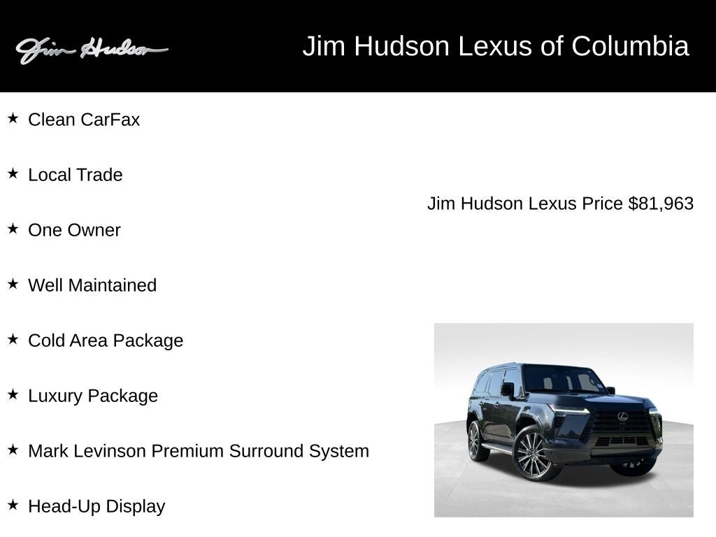 2024 Lexus GX 550 Luxury Navigation L/ Certified Unlimited Mile Warranty