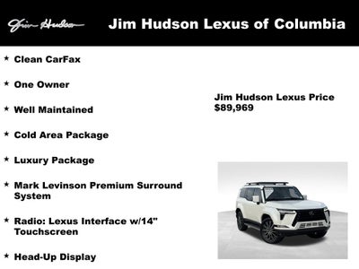 2024 Lexus GX 550 Luxury Navigation Mark Levinson L/Certified Unlimited Mil