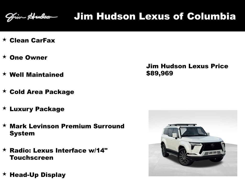 2024 Lexus GX 550 Luxury Navigation Mark Levinson L/Certified Unlimited Mil