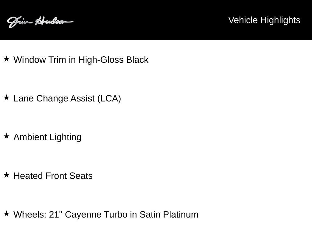 2021 Porsche Cayenne Base