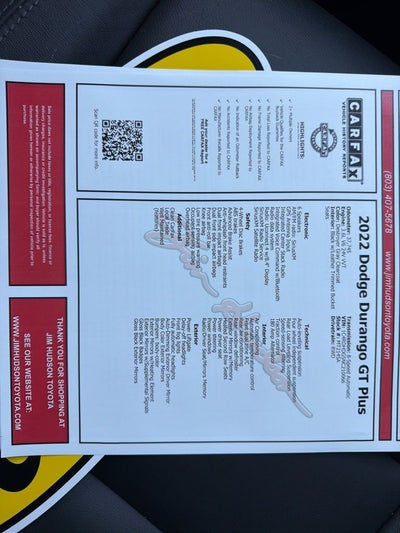 2022 Dodge Durango GT Plus