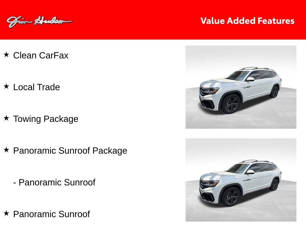 2021 Volkswagen Atlas 3.6L V6 SE w/Technology R-Line