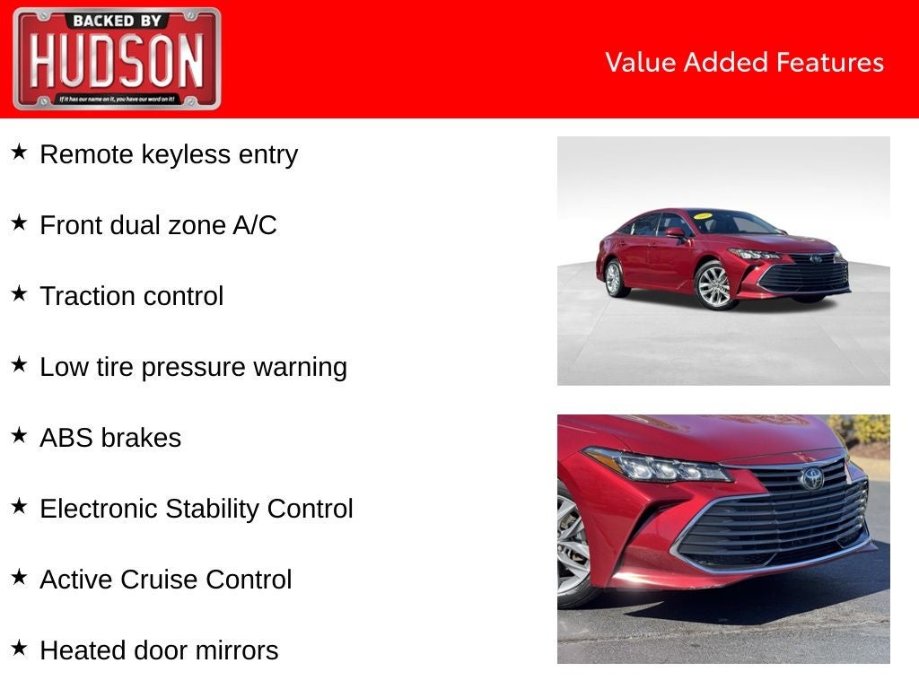 2019 Toyota Avalon XLE