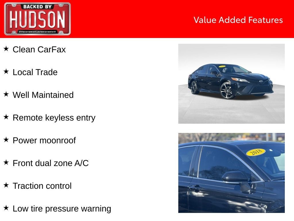 2018 Toyota Camry XSE V6