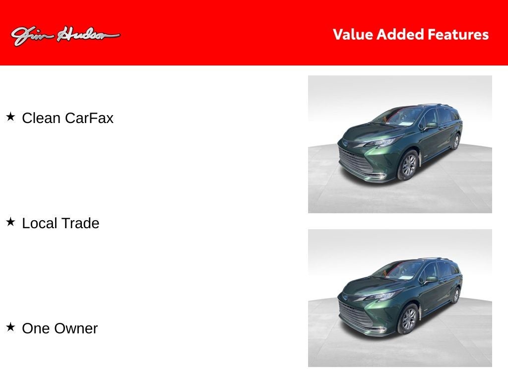 2021 Toyota Sienna XLE 7 Passenger