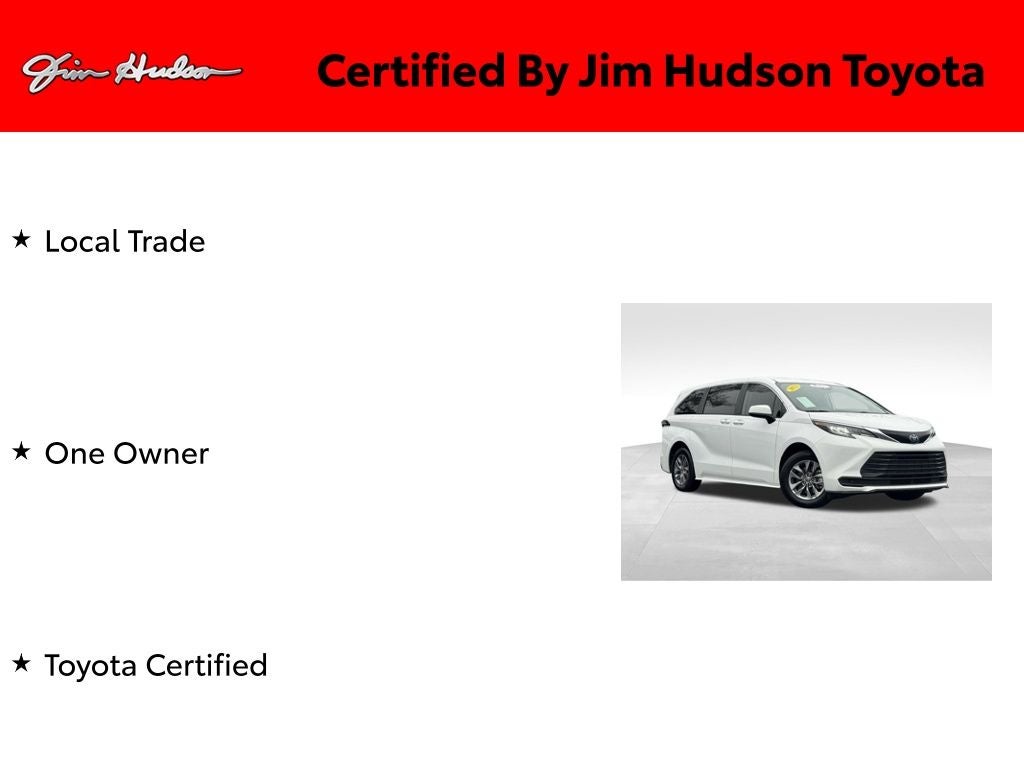 2023 Toyota Sienna LE 8 Passenger