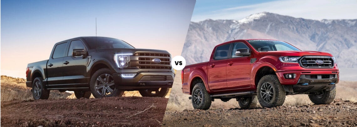 2021 Ford F-150 vs 2021 Ford Ranger