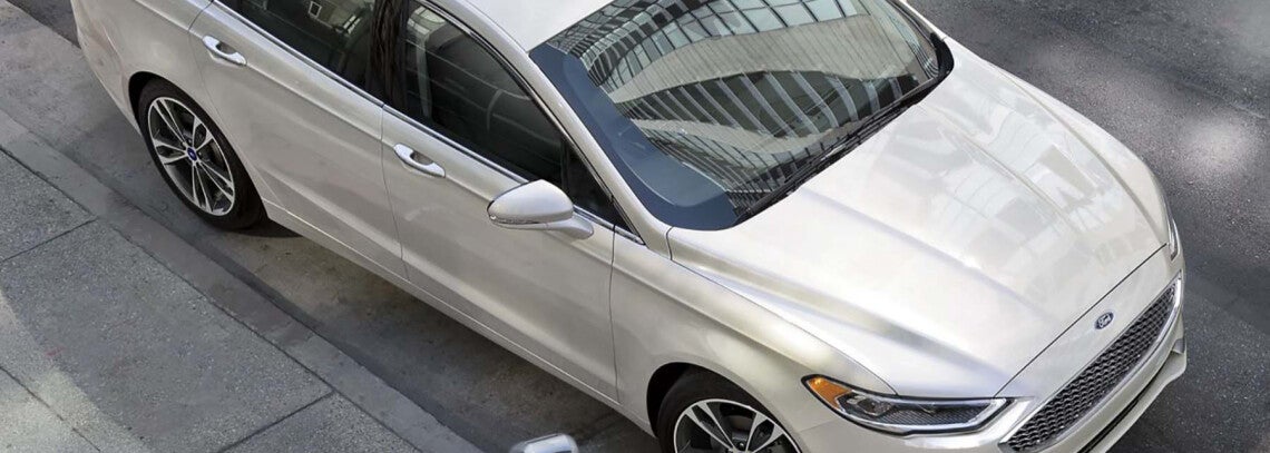 top view of ford fusion