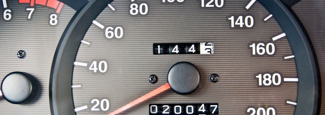 mileage on spedomoeter