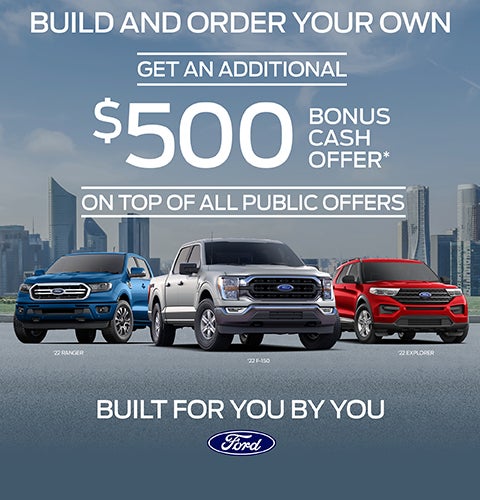 $500 incentive when you reserve a vehicle!